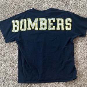 Vintage Jansport Men’s XL Heavyweight Cotton Blue Back Big Printout T Shirt